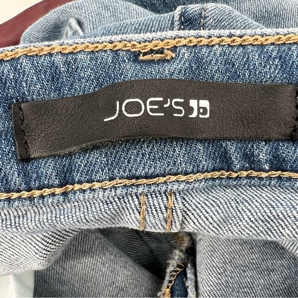 Joe’s Jeans Red White Lambskin Striped Charlie High Rise Jeans Size 26 Women’s - Picture 2 of 5